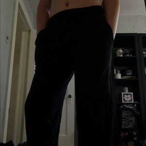 Black pajama sweats